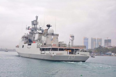 Indian warship Trikand visits Dar Es Salaam, Tanzania