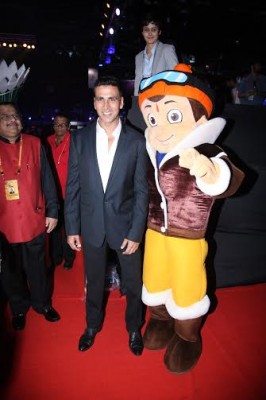 Chhota Bheem wins Akshay Kumar's heart at Premier Badminton League  