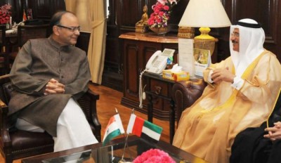 Sultan Al Mansoori meets Arun Jaitley