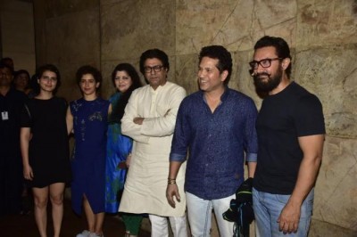 Sachin Tendulkar, Raj Thackeray, Phogat family watch Dangal