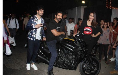 Force 2 team celebrates the success of their action thriller