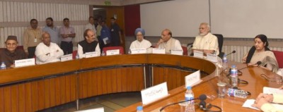 Narendra Modi attends all-party meet on Kashmir situation