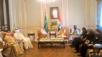 Saudi Foreign Minister Adel Al Jubeir  meets Narendra Modi