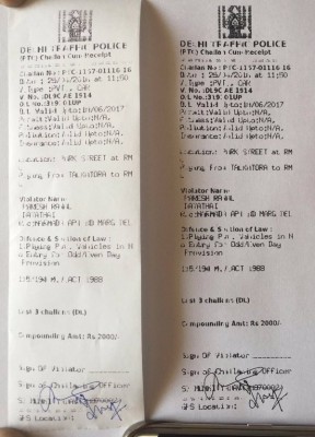 Odd-even rule violation: Paresh Rawal fined Rs. 2000