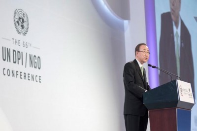 DPI/NGO: 'Let us work together to foster education for global citizenship,' Ban tells UN conference   