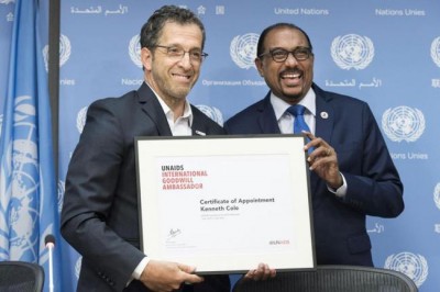 UNAIDS appoints amfAR chair and fashion designer Kenneth Cole as Goodwill Ambassador