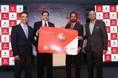Vodafone India launches 4G services in Delhi, NCR