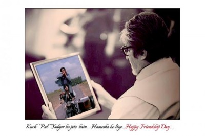 Big B wishes Dharmendra, Shatrughan Sinha on Happy Friendship Day