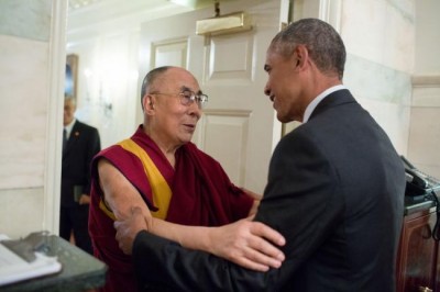 Barack Obama meets Dalai Lama