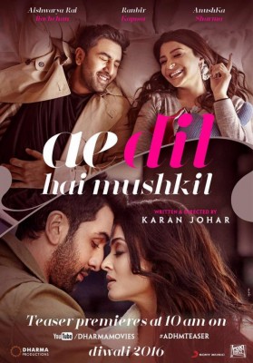 Filmmaker Karan Johar unveils first look of his upcoming film "Ae Dil Hai Mushkil"