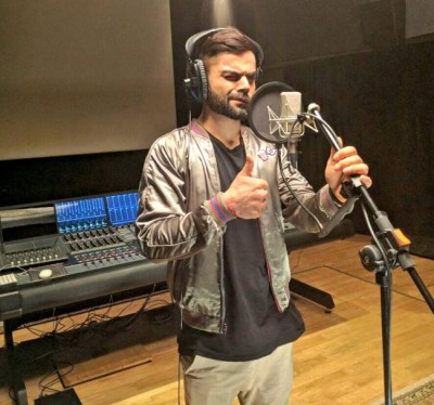 Kohli shares picture from AR Rahmanâ€™s studio