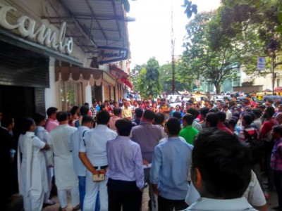 Kolkata civil society groups protest over Mocambo controversy