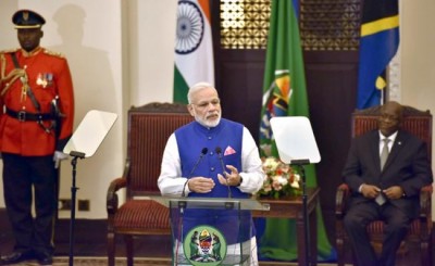 Narendra Modi leaves for Kenya