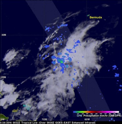 NASA's GPM Satellite sees potential Atlantic Tropical Cyclone
