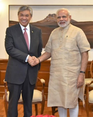 Deputy Prime Minister and Home Minister of Malaysia calls on PM Modi
