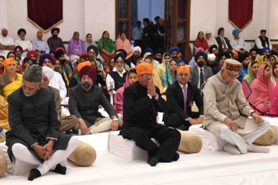 President attends Gurbani Recital