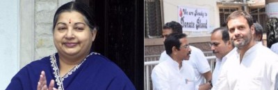 Rahul Gandhi visits ailing Jayalalithaa at Apollo Hospitals