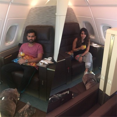 Rohit Sharma, Ritika Sajdeh visit Europe for honeymoon