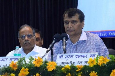 Suresh Prabhu flags-off India's fastest train, Gatiman Express