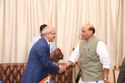 Turkish delegation led by Minister of Development meets Rajnath Singh 