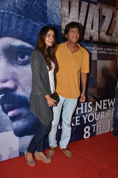 Sachin Tendulkar attends Wazir's special screening