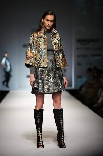 Amazon India Fashion Week: Hemant & Nandita display collection