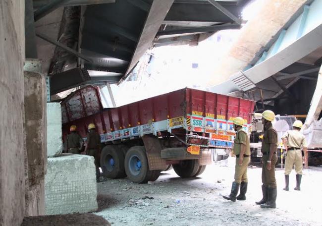 Flyover collapse: Rescue operations continues