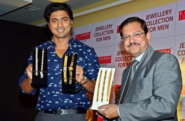 Actor Dev unveils P. C. Chandra Jewellers' men's collection in Kolkata