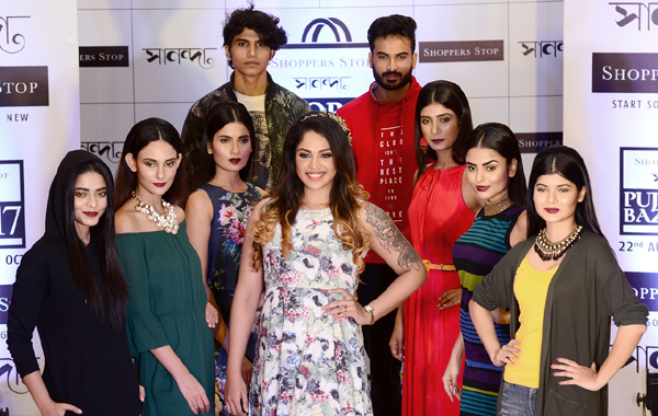 Mumtaz Sorcar walks the ramp at Shopper Stop 'Westernwear Fashion Show'
