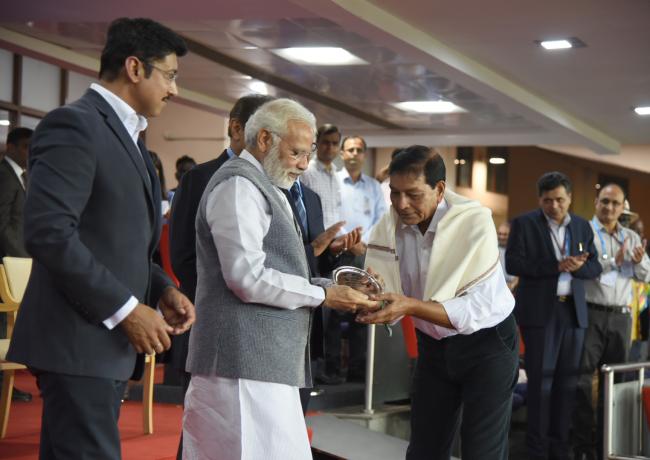 PM Modi at 2017 FIFA U-17 World Cup match in New Delhi