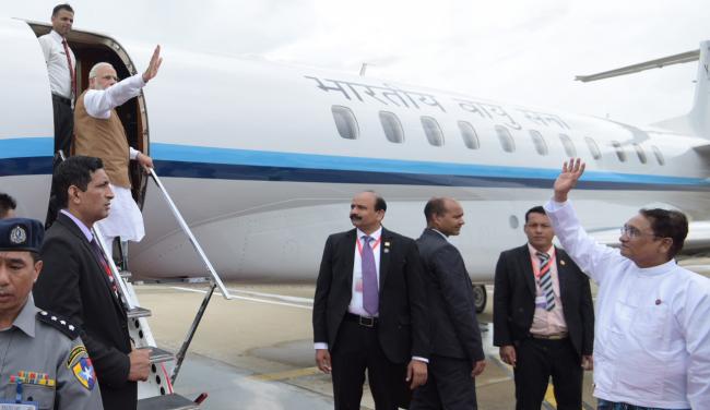 PM Modi in Myanmar