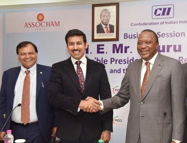 Bandaru Dattatreya addressing a press conference