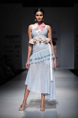 Amazon India Fashion Week: Hemant & Nandita displays their collection on floor