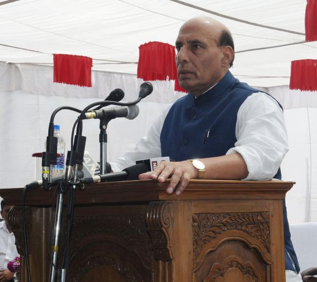 Home Minister Rajnath Singh in Jammu and Kashmir