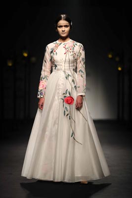 Designer Samant Chauhan displays his Spring Summer at AIFW 