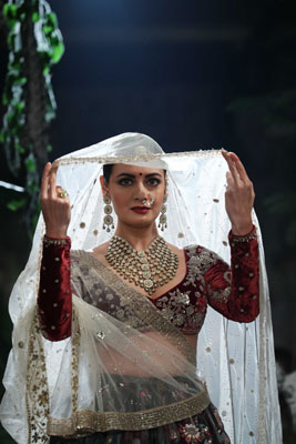 Dia Mirza walks down ramp in  India Couture Week 2017