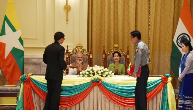 PM Modi in Myanmar