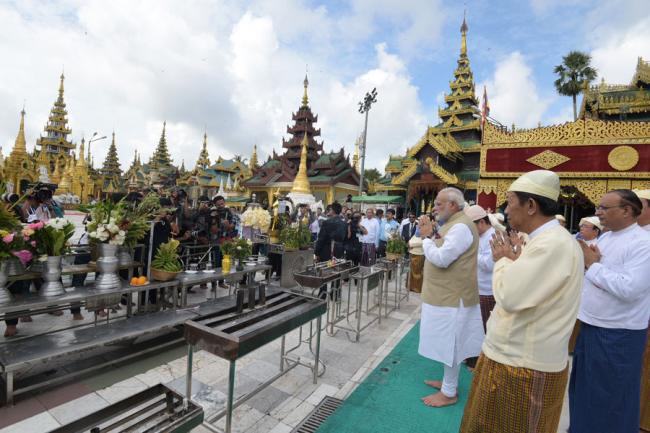 Prime Minister Narendra Modi's visit to Yangon, Myanmar 