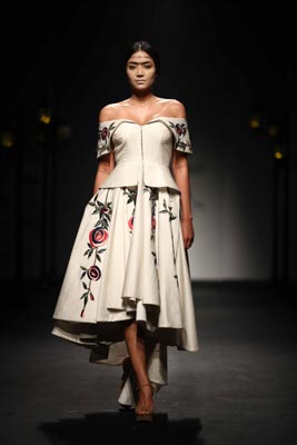 Designer Samant Chauhan displays his Spring Summer at AIFW 