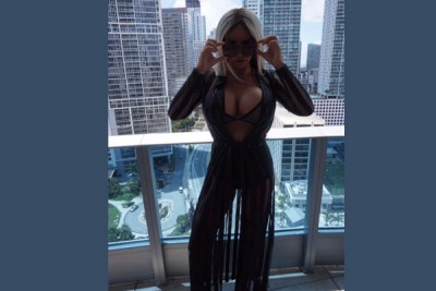 Katie Price poses topless for calendar shoot