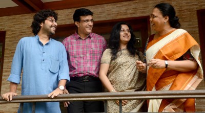 Musical duo Lopamudra Mitra and Joy Sarkar release their latest album in Kolkata