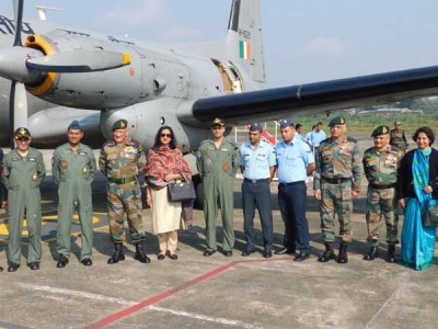 Army Chief Bipin Rawat arrives in Dimapur