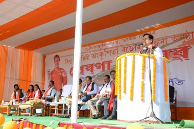 Sonowal calls upon youth to take up sports as a way of life