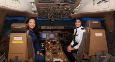 Emirates highlights female role models in aviation with simulator challenge