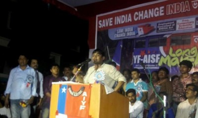 ABVP activists attack Kanhaiya Kumar's rally in Kolkata, scuffle with Left supporters 