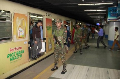 Specially trained commandos deployed to ensure security in Kolkata metro rail 