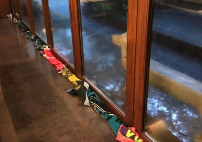 Mumbai rains: Lara Dutta uses husband Mahesh Bhupathi's towels to stop waterlogging 