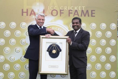Muralidaran formally inducted into ICC Cricket Hall of Fame
