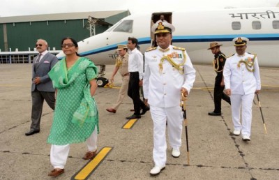 Nirmala Sitharaman visits  Andaman & Nicobar command