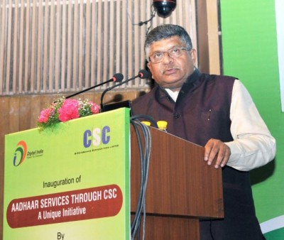 Aadhaar an effective instrument in removing corruption, enabling citizen empowerment: Ravi Shankar Prasad 